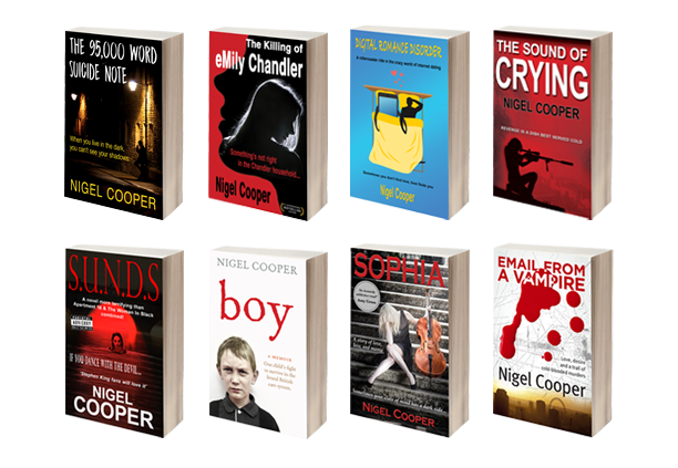 seven book covers